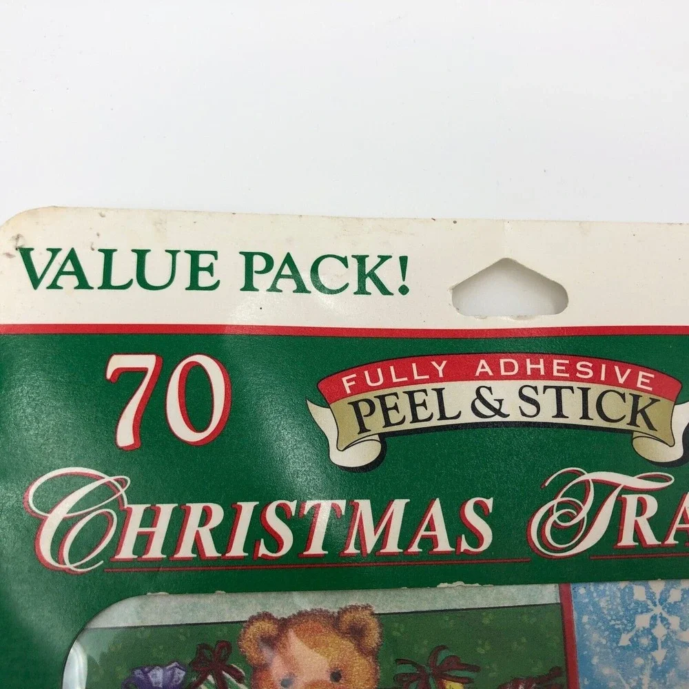 Vintage Christmas Tags Labels Lot Of 3 Packages Gift 210 Total